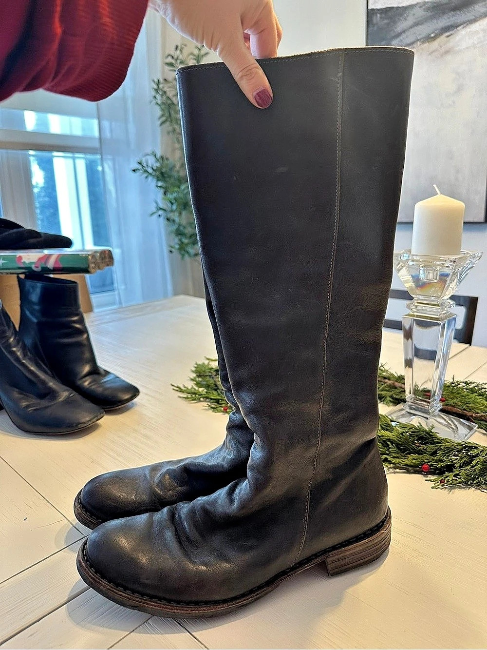 Florentine & Baker brown leather boot